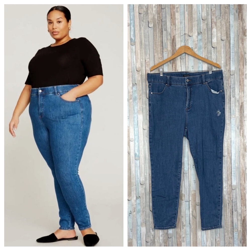 Universal Standard 20 Riviera High Rise Skinny Jeans Slim Stretch Comfort Denim